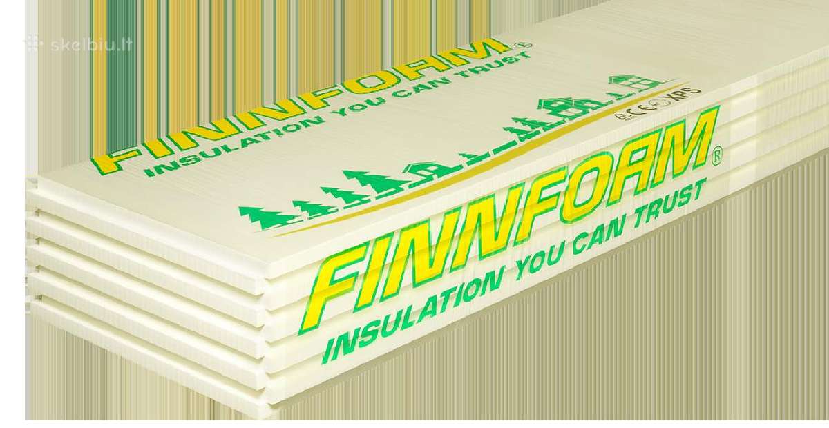 Finnfoam Xps F-300 ekstruzinis polistirenas