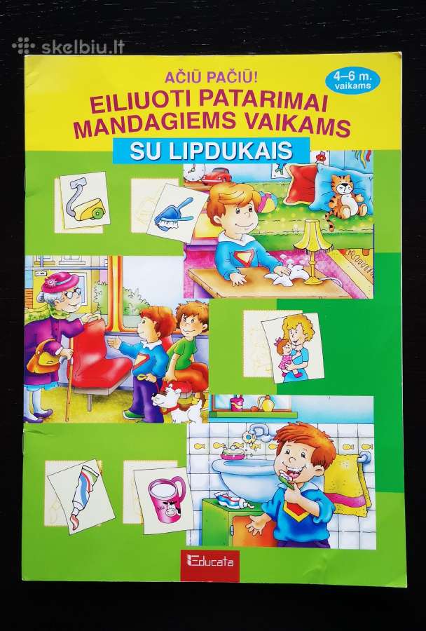 Ačiū pačiū! Eiliuoti patarimai mandagiems vaikams
