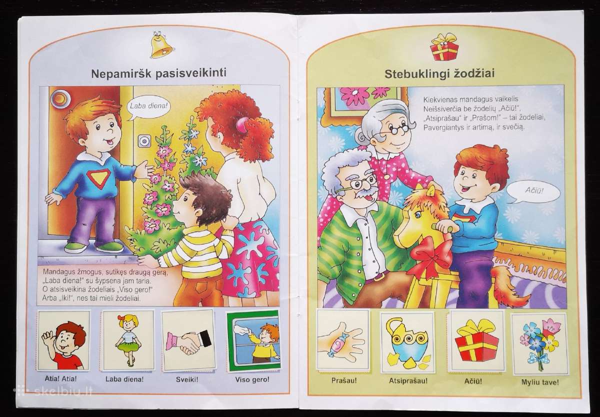 Ačiū pačiū! Eiliuoti patarimai mandagiems vaikams - nuotraukos Nr. 3