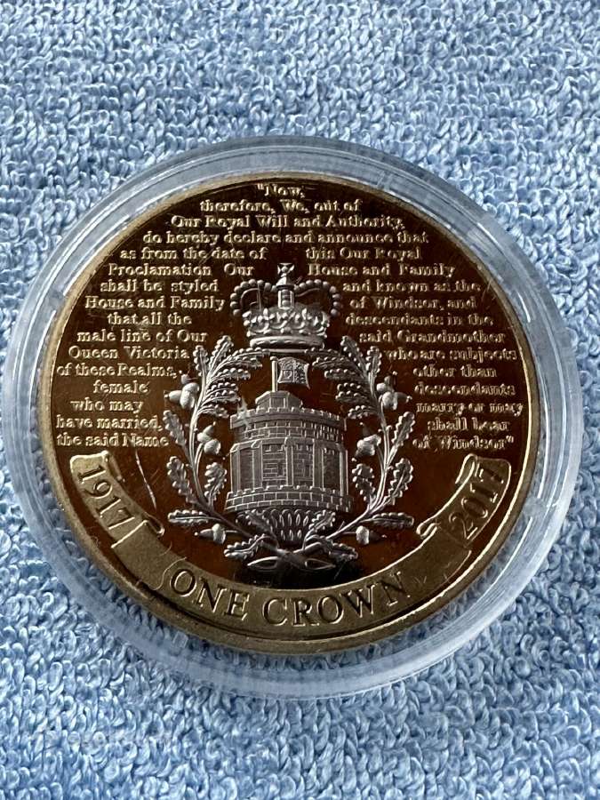 Moneta Gibraltar 2017m. 1 krona, cu-ni