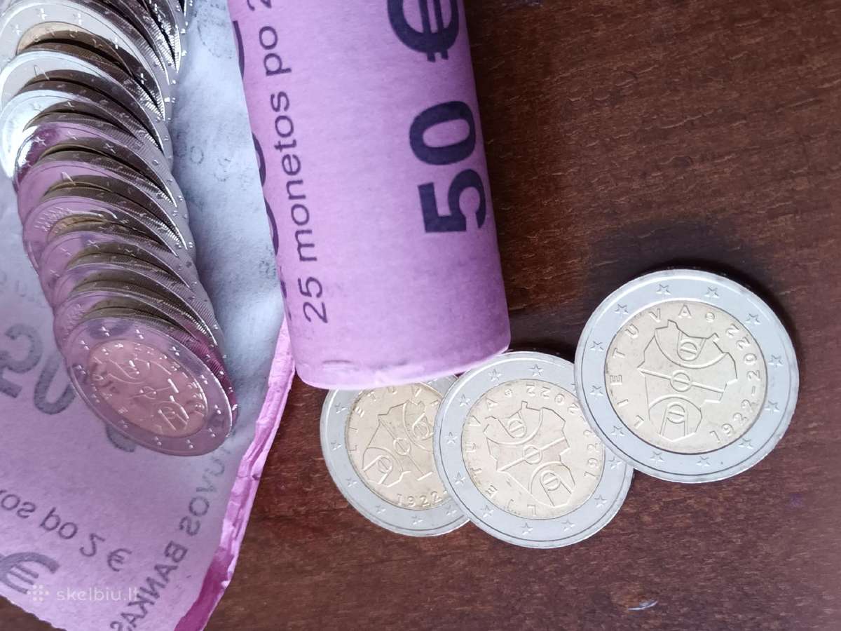 2 euro - Lb 2022 moneta krepsinio 100-metciui - nuotraukos Nr. 3