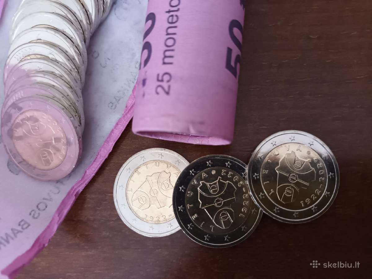 2 euro - Lb 2022 moneta krepsinio 100-metciui - nuotraukos Nr. 2