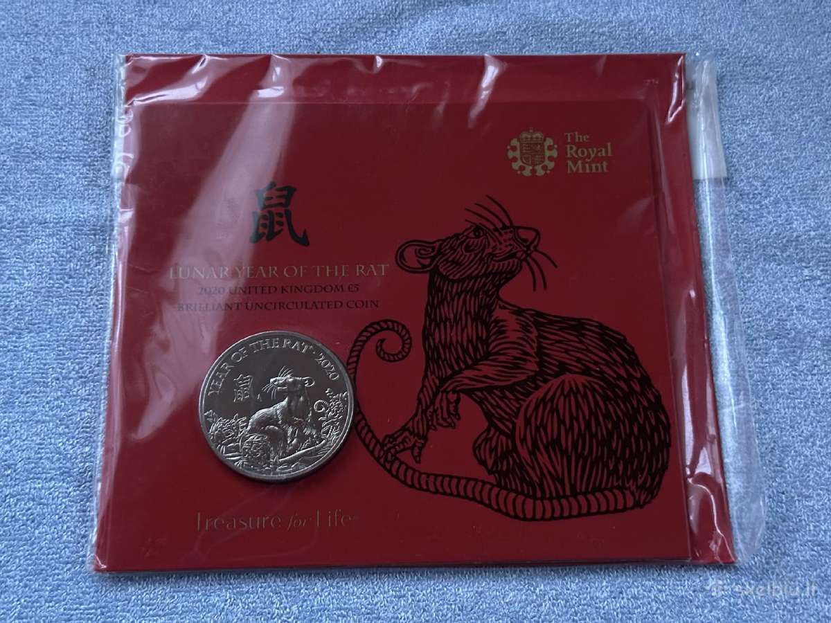 Moneta UK 20020m. 5 svarai. cu-ni - nuotraukos Nr. 3