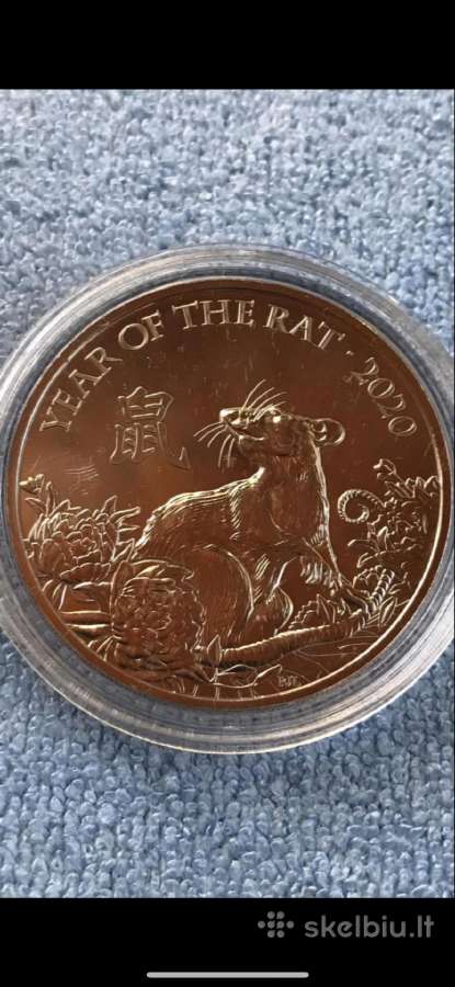 Moneta UK 20020m. 5 svarai. cu-ni
