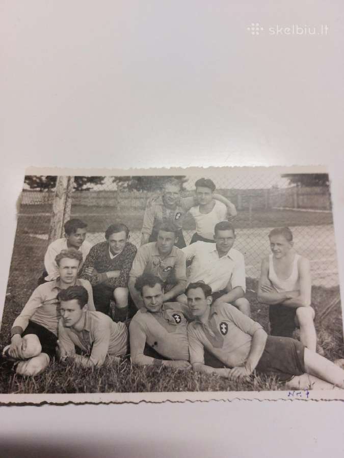 Nuotrauka 1938. Rokiškio šaulių futbolo komanda