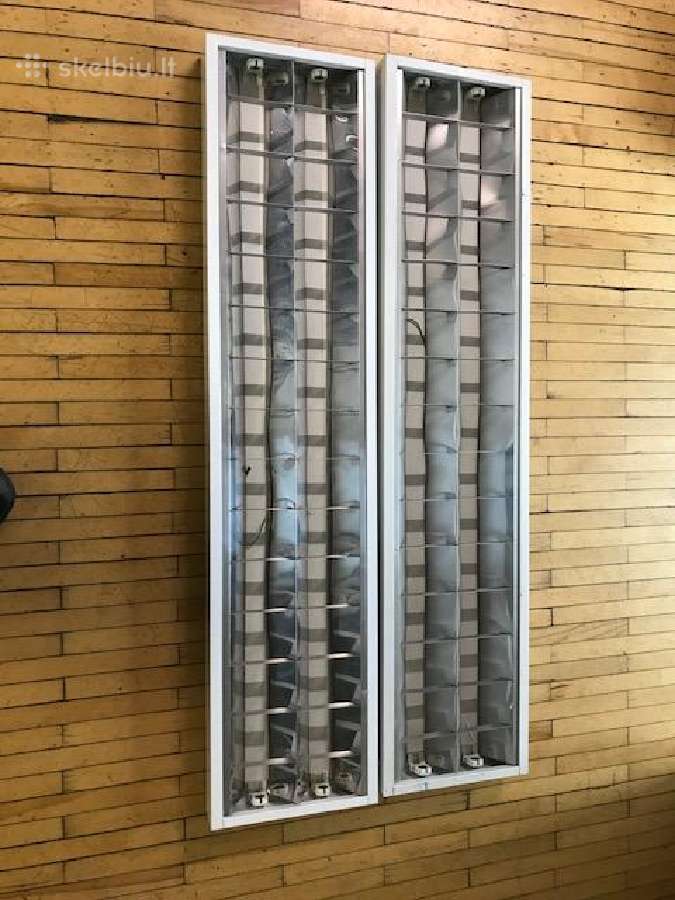 Naudoti veikiantys dienos šviestuvai 2x36w - nuotraukos Nr. 2