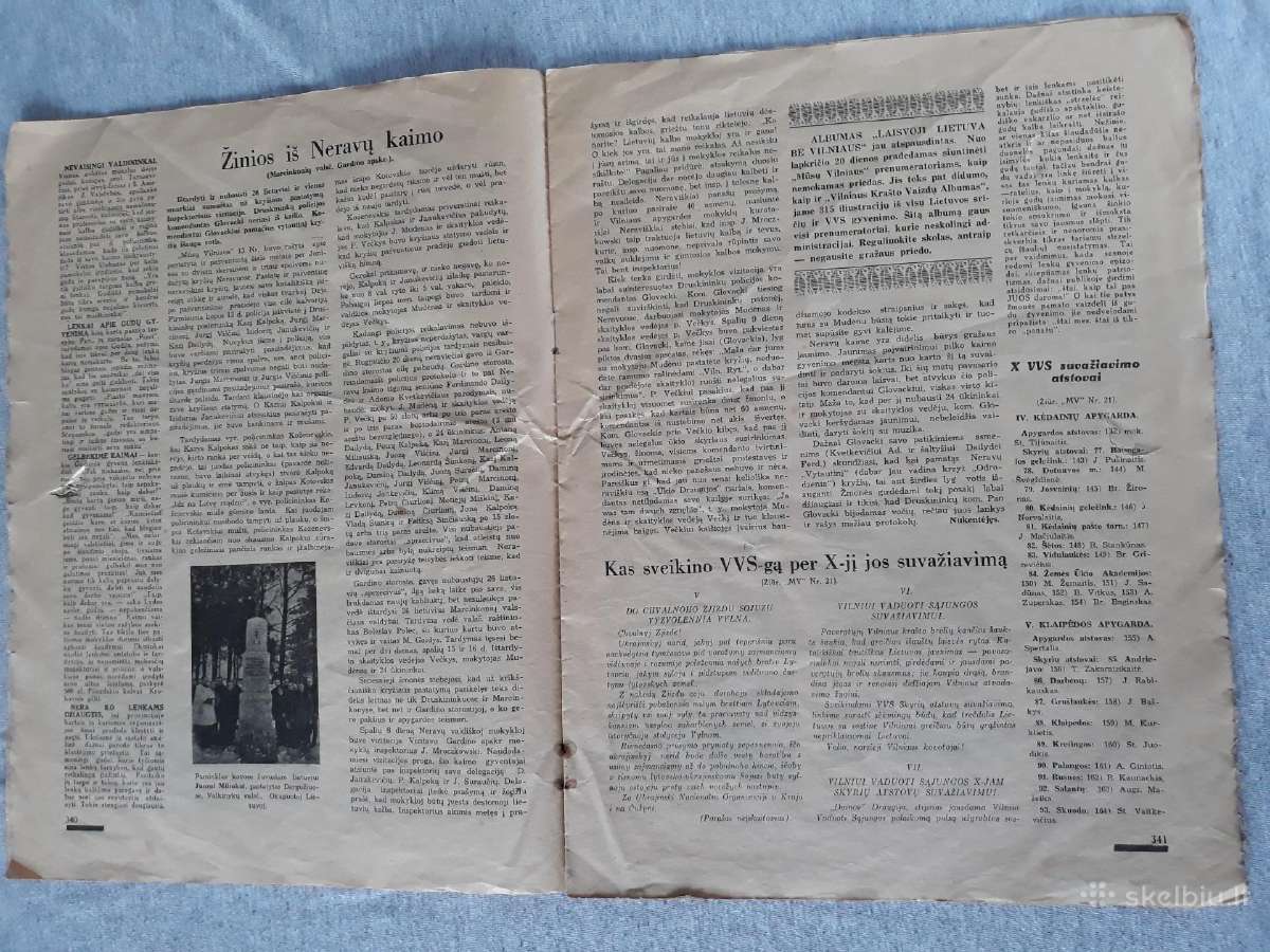 Laikraštis senas 1935 m - nuotraukos Nr. 4