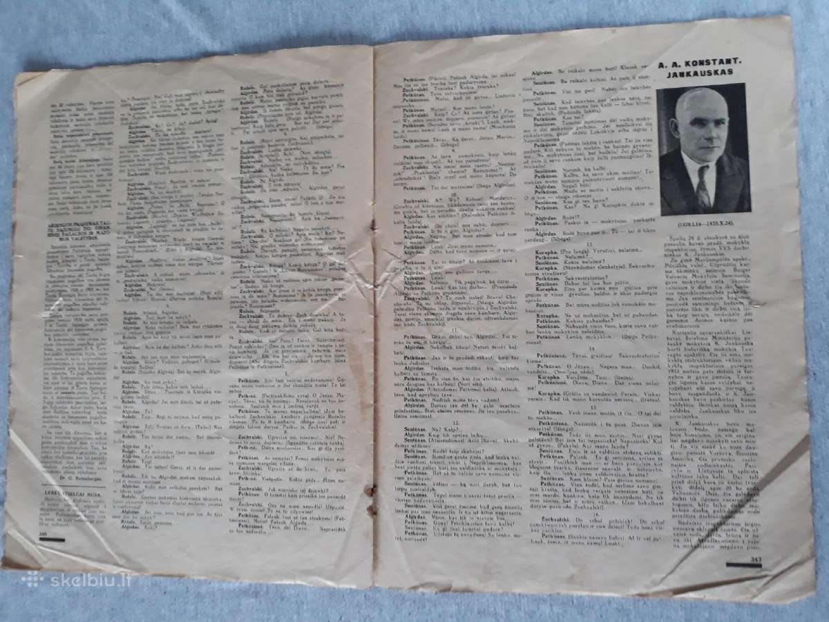 Laikraštis senas 1935 m - nuotraukos Nr. 7