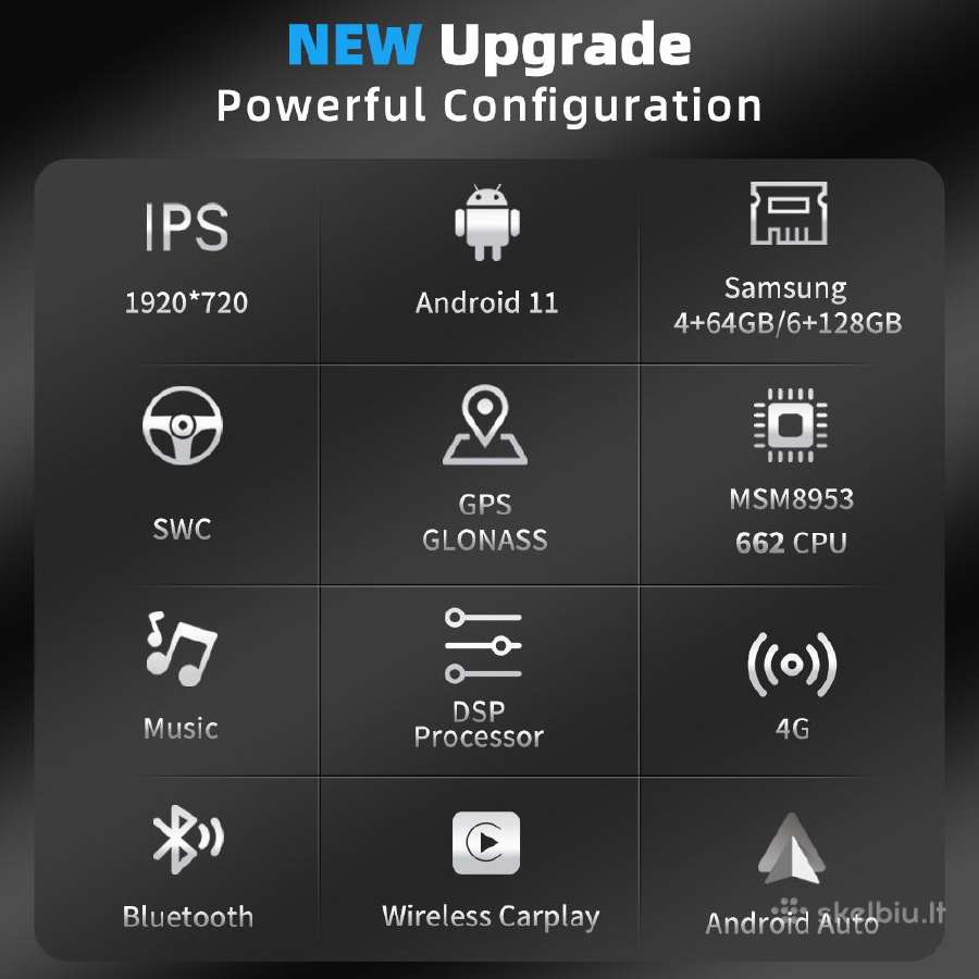 Mercedes W204 W205 X253 W446 2007-2018 android - nuotraukos Nr. 3