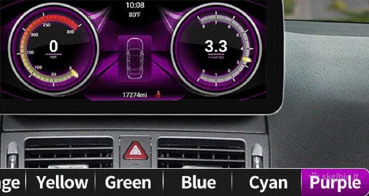 Mercedes W204 W205 X253 W446 2007-2018 android - nuotraukos Nr. 4
