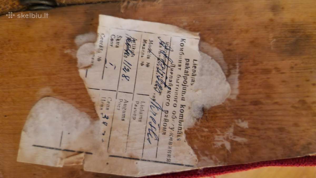 Foteliukas. Gamintas Liepojos baldų fabrike. - nuotraukos Nr. 3