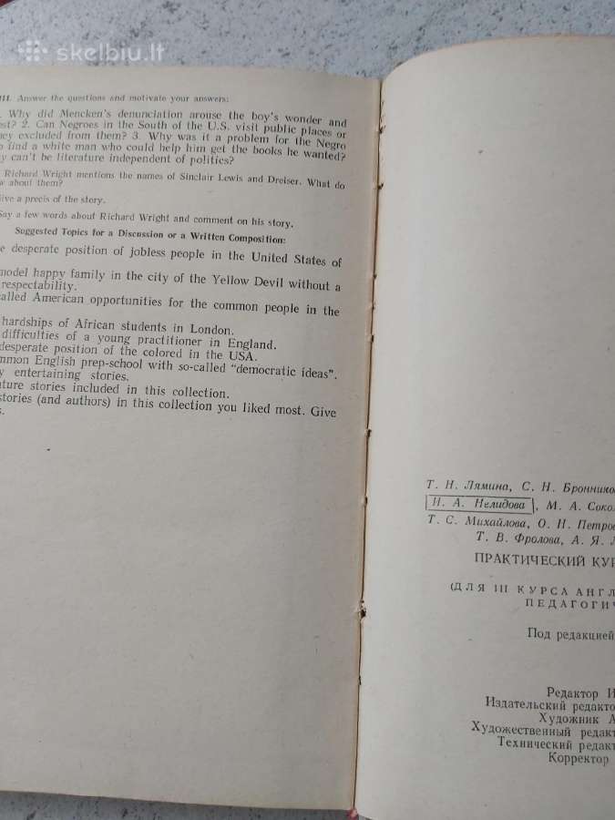 Sena Anglų Kalbos Praktikos Knyga 1974 - nuotraukos Nr. 5