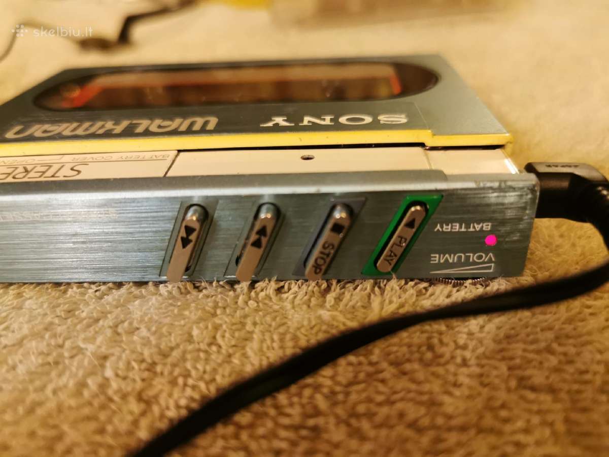 Kastinis kolekcinis plejeris sony wm-20 - nuotraukos Nr. 2