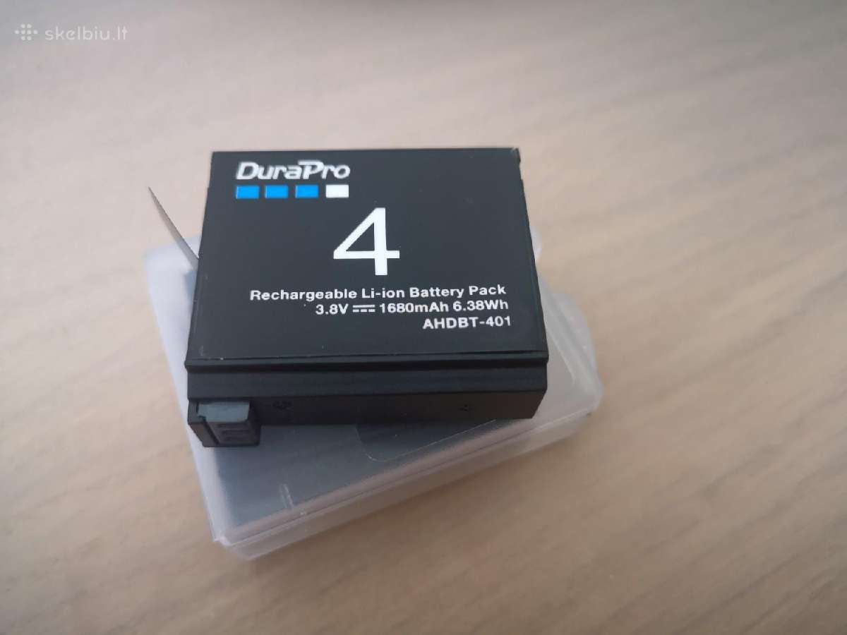 Gopro 5, 6, 7 baterija Ahdbt-501 - nuotraukos Nr. 5