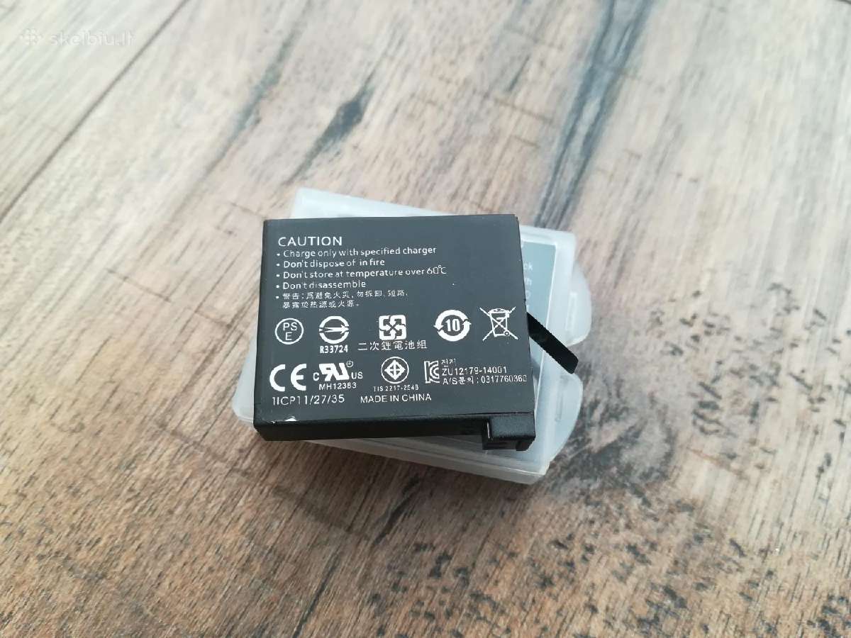 Gopro 5, 6, 7 baterija Ahdbt-501 - nuotraukos Nr. 8