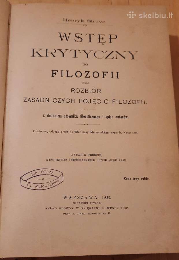 240. Wstep Krytyczny Do Filozofii - nuotraukos Nr. 2