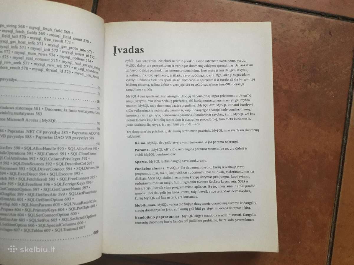 Ian Gilfillan "My S Q L4 vadovas" 2003 m. - nuotraukos Nr. 12