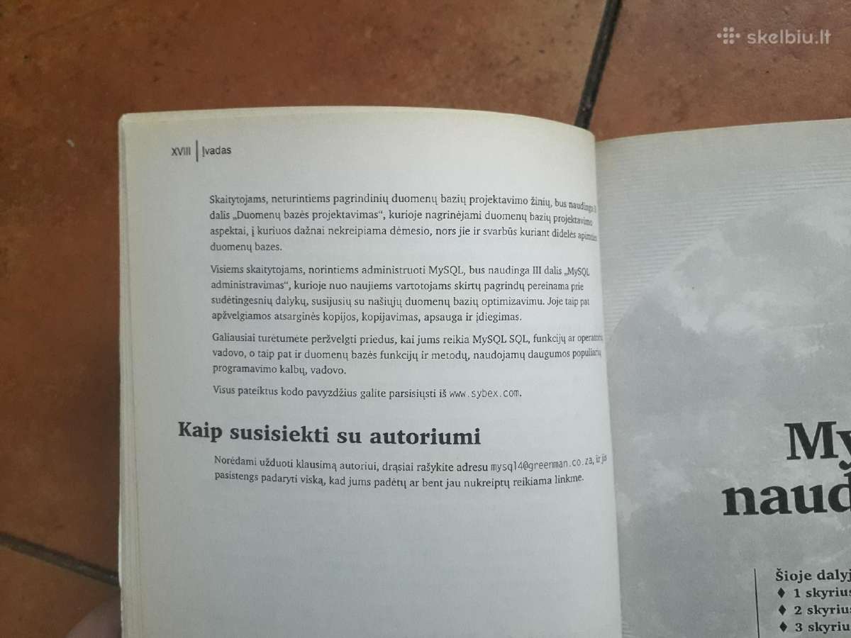 Ian Gilfillan "My S Q L4 vadovas" 2003 m. - nuotraukos Nr. 14
