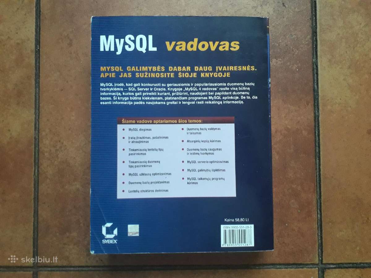 Ian Gilfillan "My S Q L4 vadovas" 2003 m. - nuotraukos Nr. 15