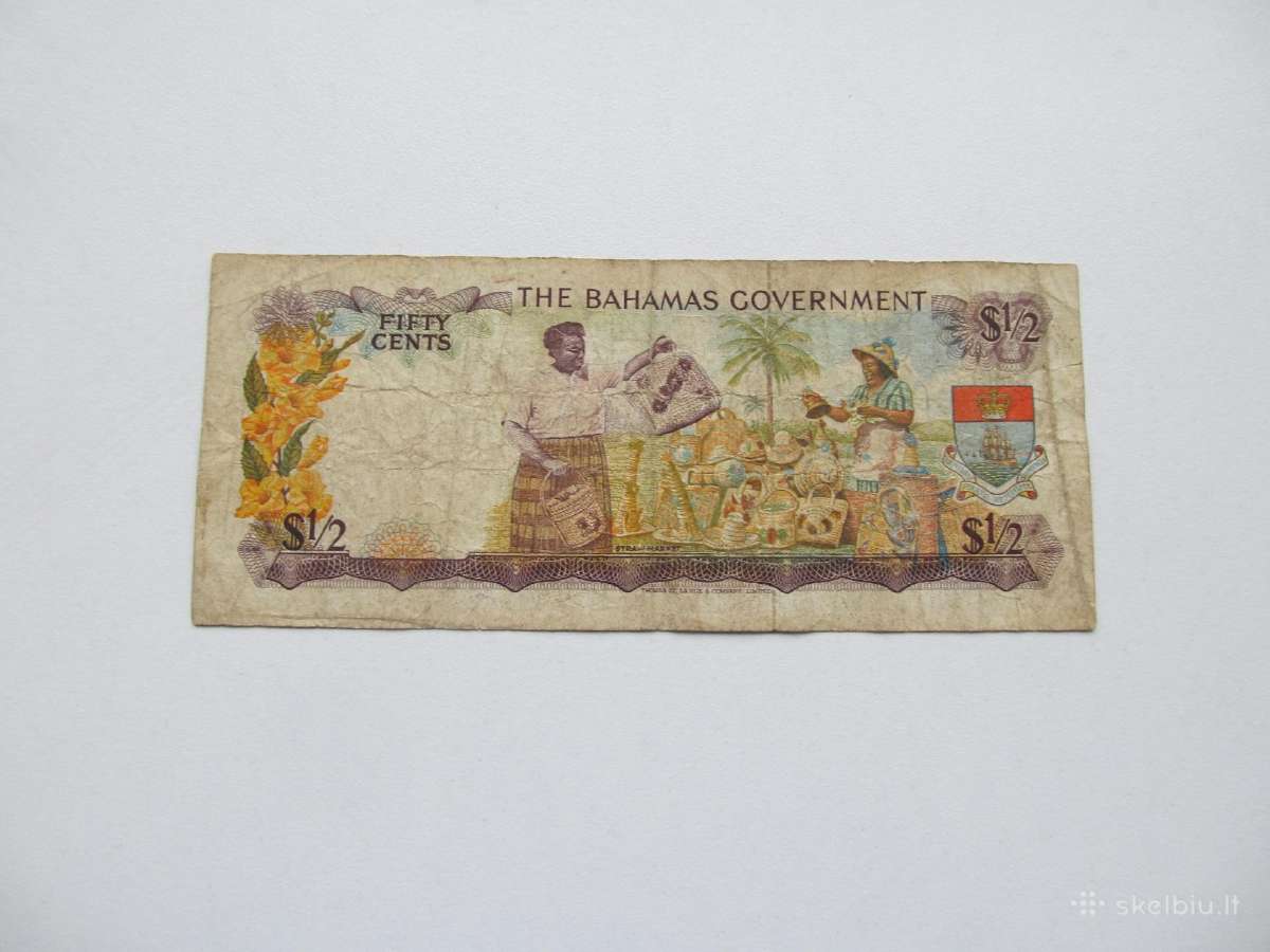 1/2 dolerio , Bahamai , 1965 - nuotraukos Nr. 2