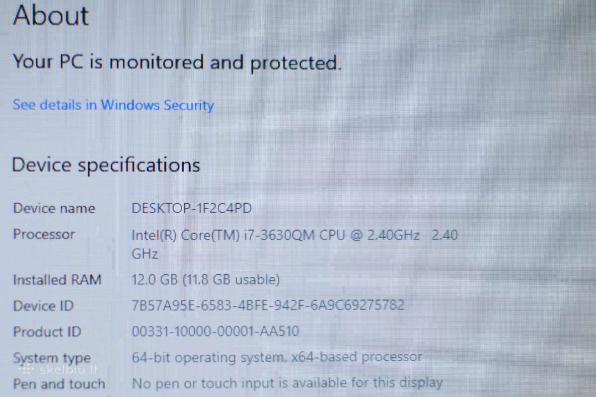 Asus nešiojamas kompiuteris (r500vd-sx403h) - nuotraukos Nr. 2