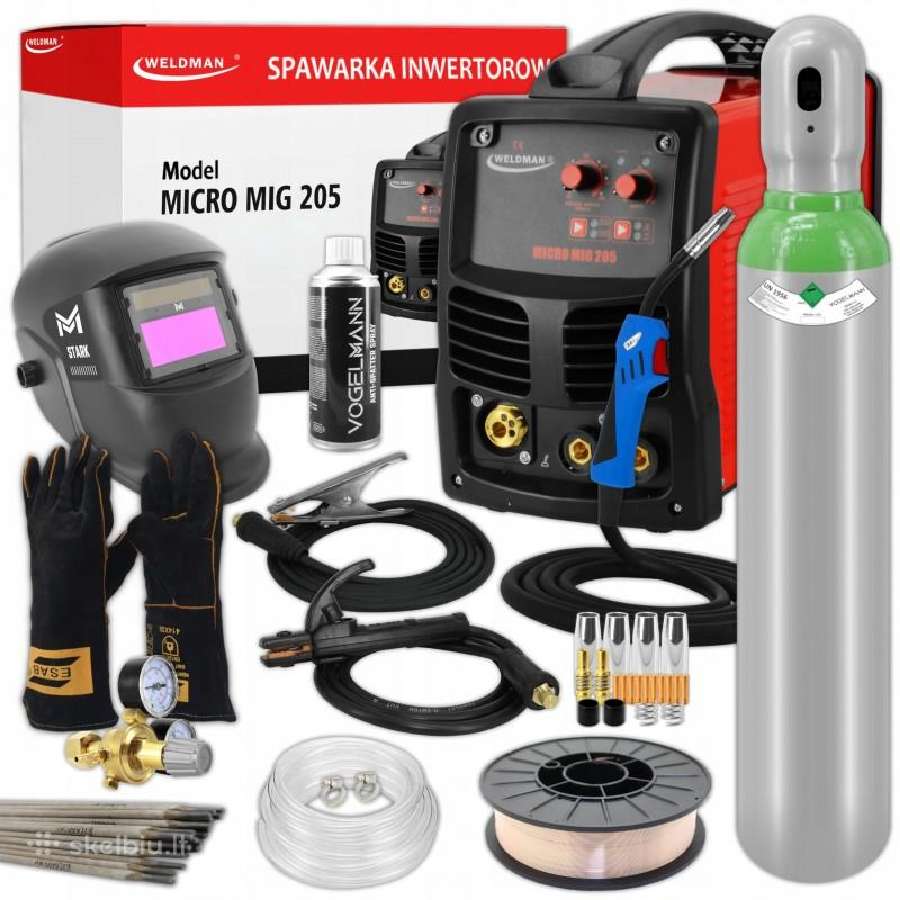 Pusautomatis Weldman Micro Mig 205 200a