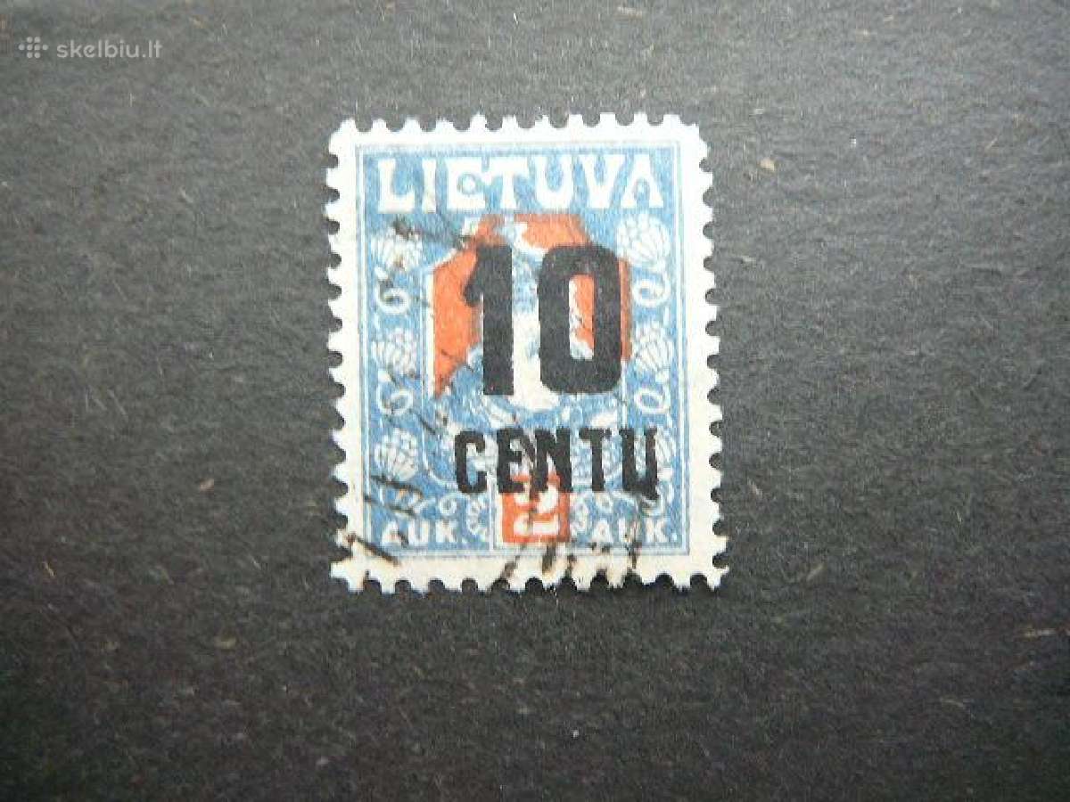 Lietuva 1922 antsp. lit168a