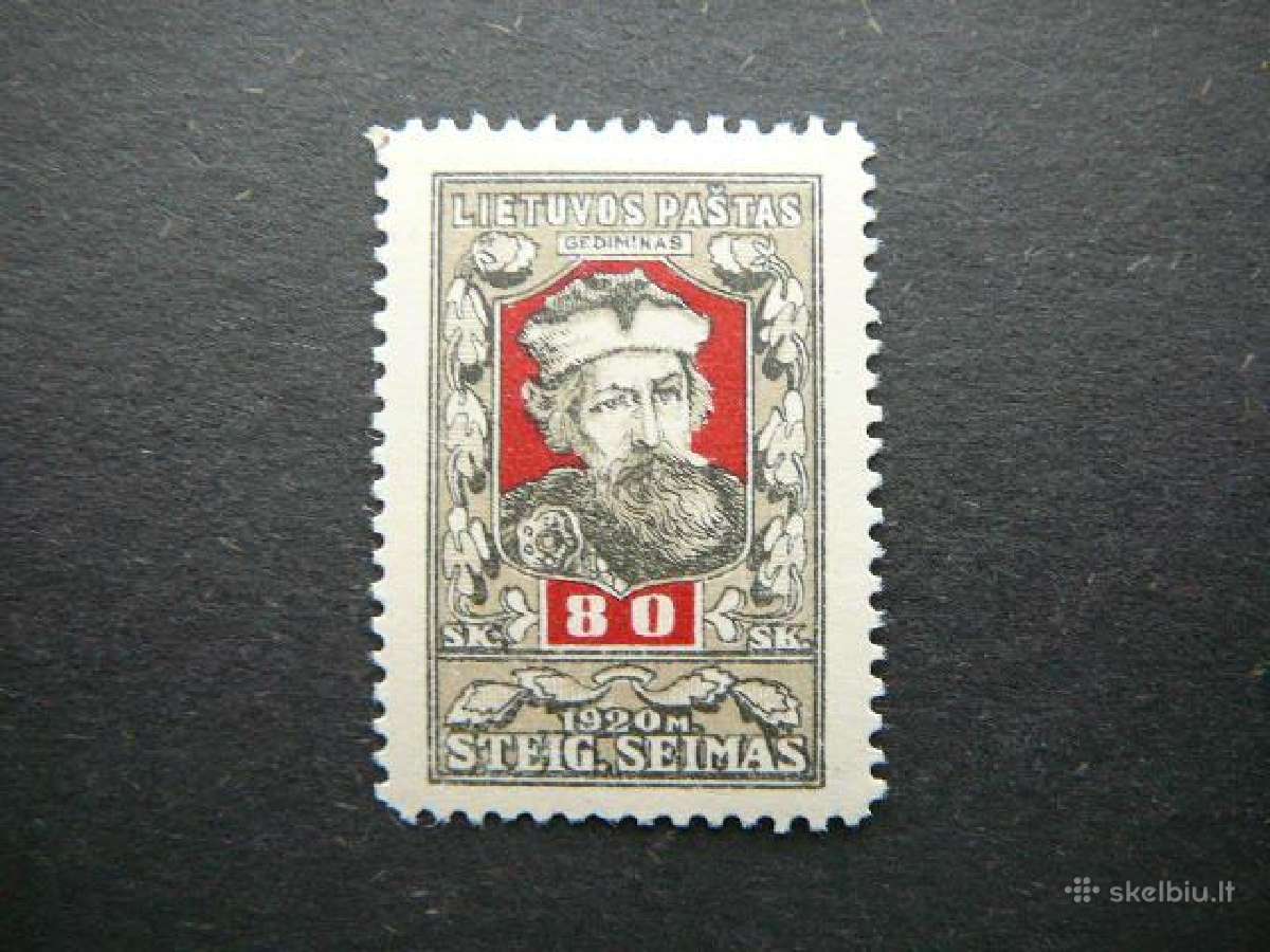 Lietuva 1920 Gediminas Mlh lit83s