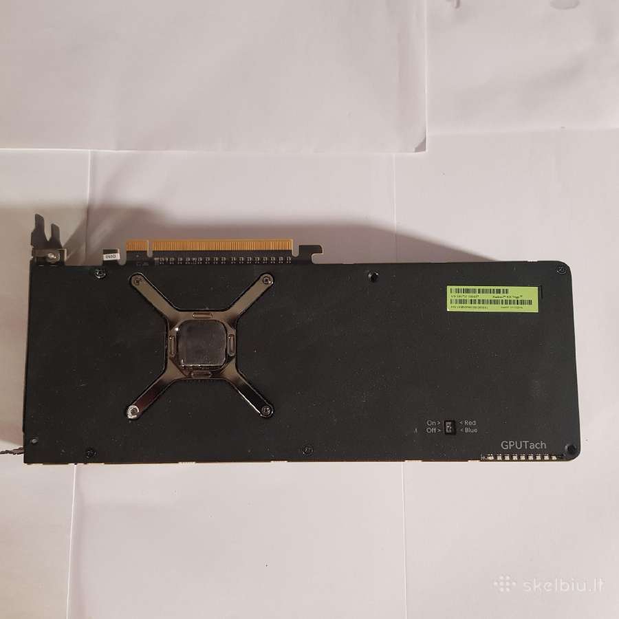 Radeon Vega 56 Liquid Cooling Vaizdo Plokštė - nuotraukos Nr. 3