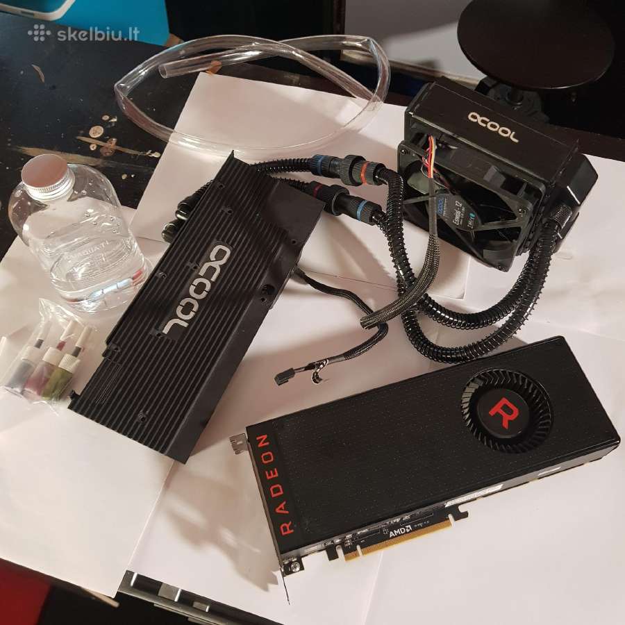 Radeon Vega 56 Liquid Cooling Vaizdo Plokštė - nuotraukos Nr. 6