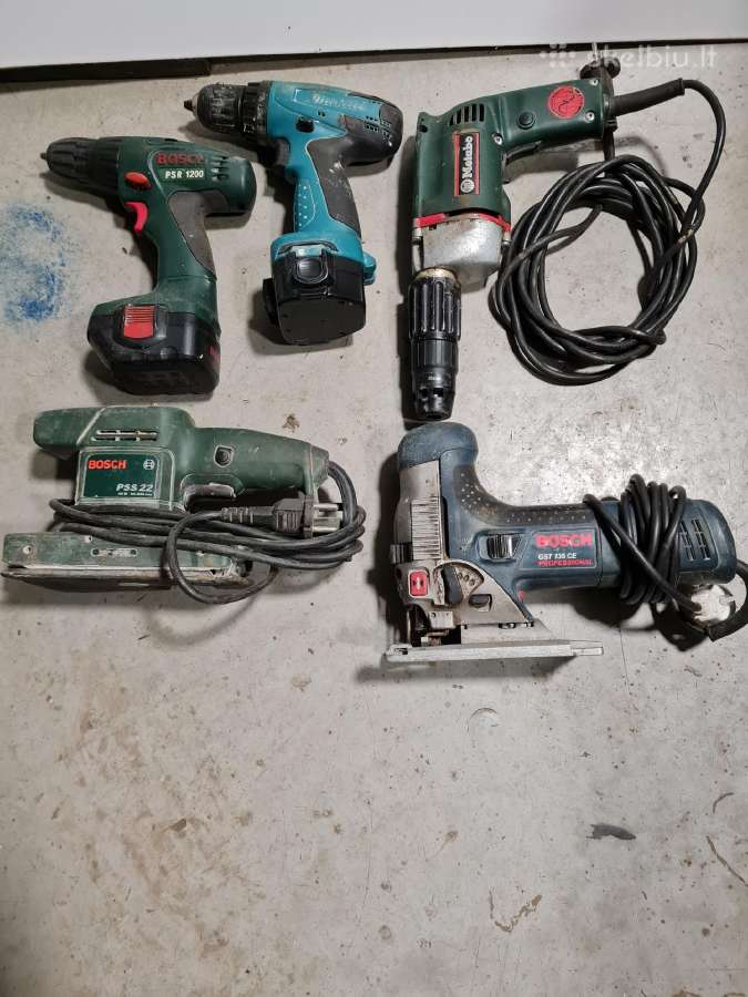 Makita,bosch,metalo,festool įrankiai detamėms - nuotraukos Nr. 2