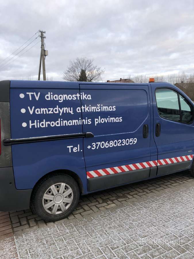 Kanalizacijos atkimšimas vamzdynų valymas plovimas