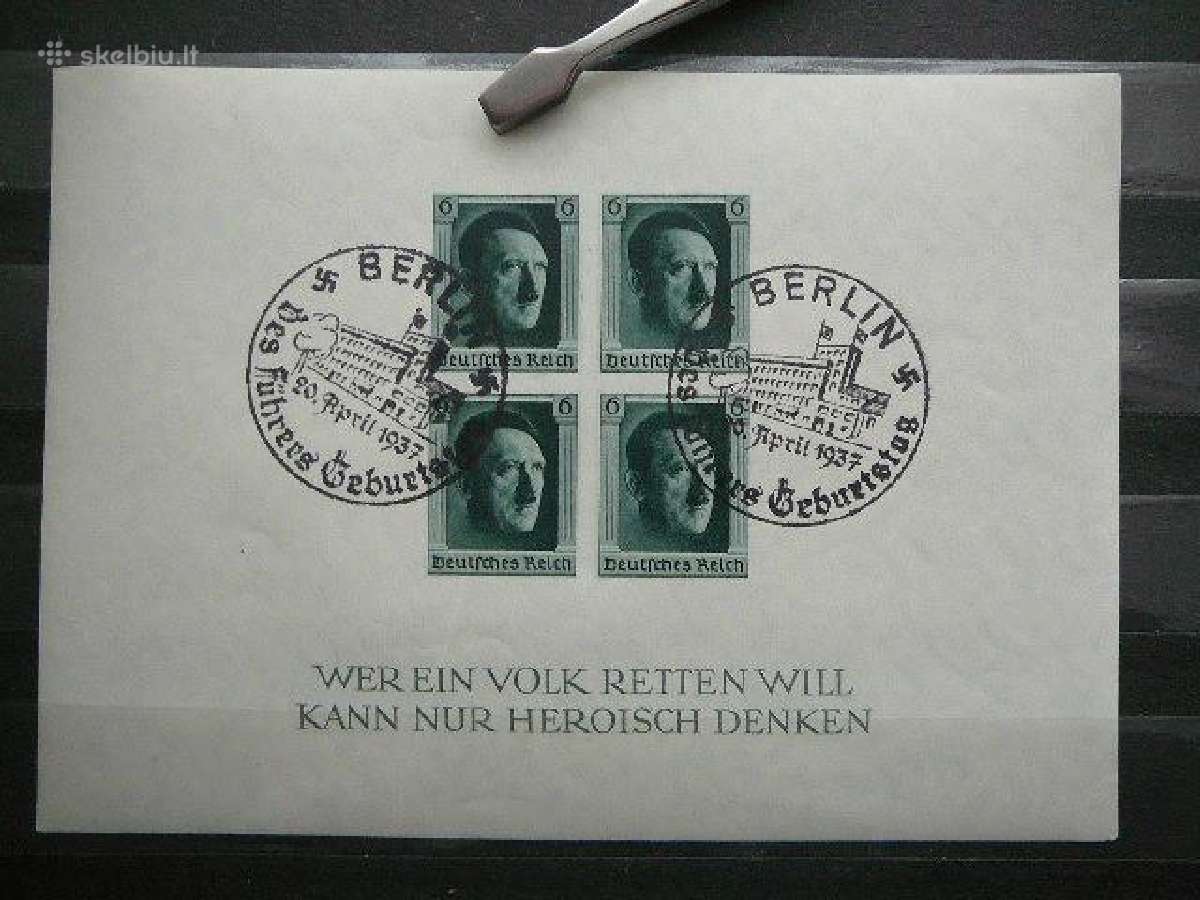Vadas Gimtadienis Vokietija 1937 vkt647a