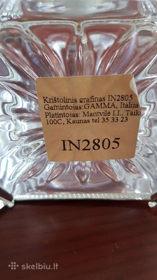 Krištolinis grafinas - nuotraukos Nr. 4