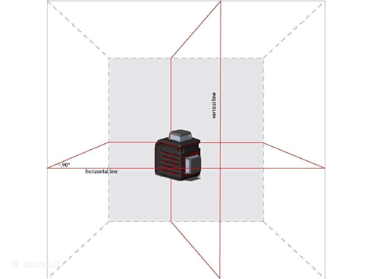 Ada Cube 2-360 Lazerinis nivelyras - nuotraukos Nr. 2