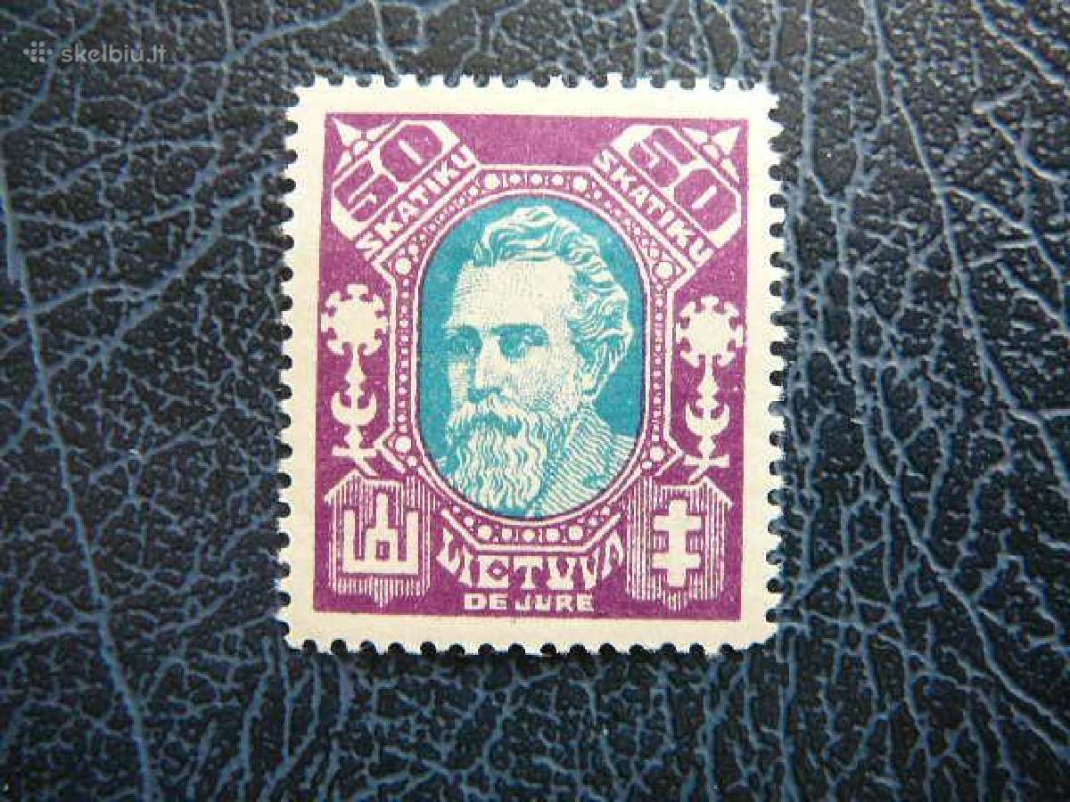 Lietuva 1922 De Jure svarus lit128sp