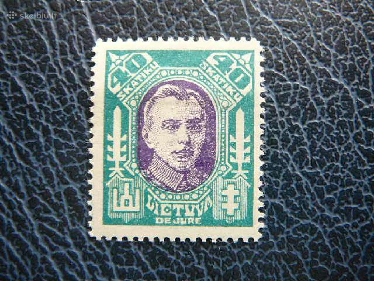 Lietuva 1922 De Jure svarus lit127sp