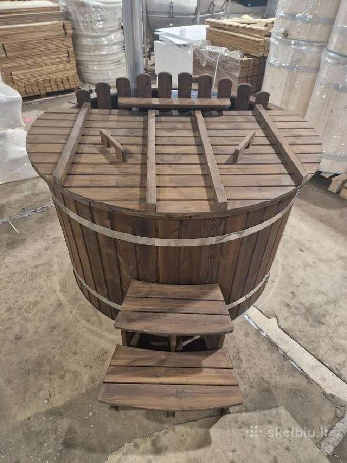 Lauko kubilas 160cm su termomediena - nuotraukos Nr. 7