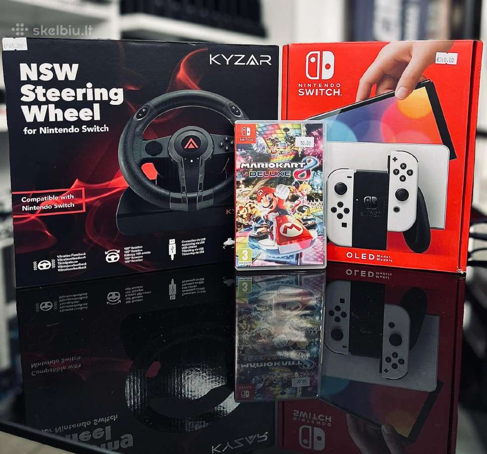 Nintendo Switch Oled komplektas Laisvės pr. 125