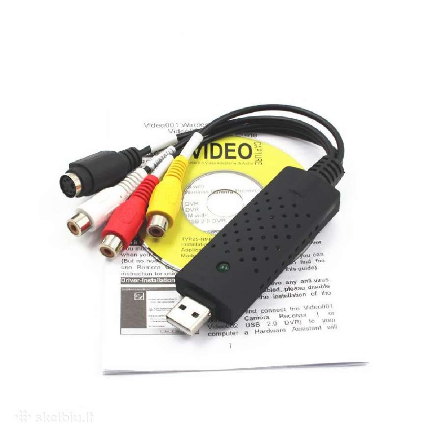 Usb adapteris analoginio vaizdo/garso įrašymui Rca - nuotraukos Nr. 3