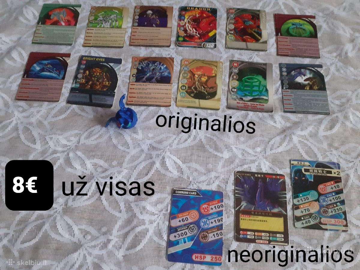 Bakugan kortos