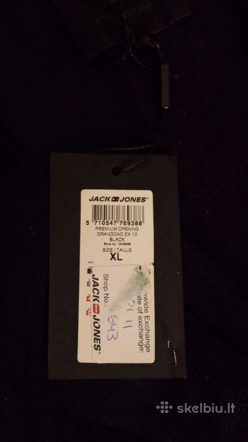 Jack&jones vyriskas susegamas megztinis.juodas - nuotraukos Nr. 6