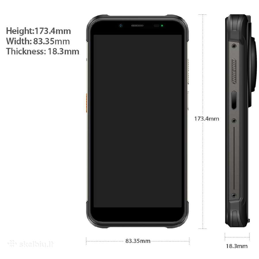 Šarvuotas Ulefone Armor 16 Pro (9600mah, 122db) - nuotraukos Nr. 4