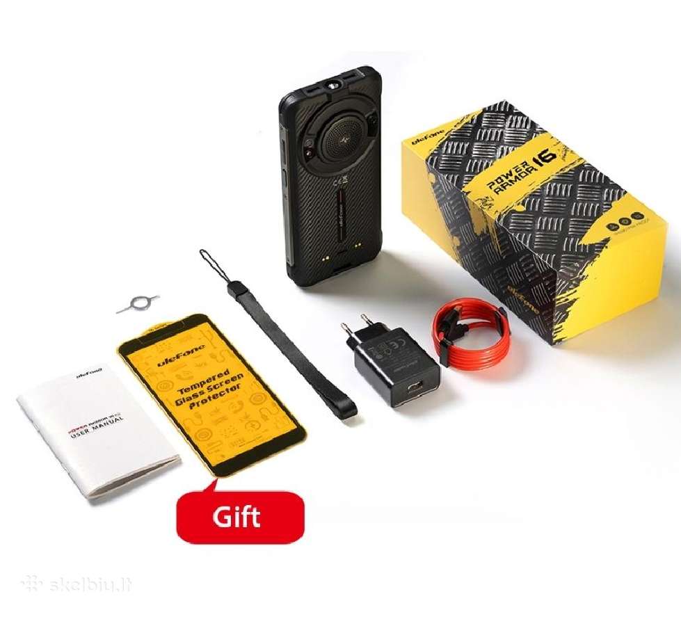 Šarvuotas Ulefone Armor 16 Pro (9600mah, 122db) - nuotraukos Nr. 25