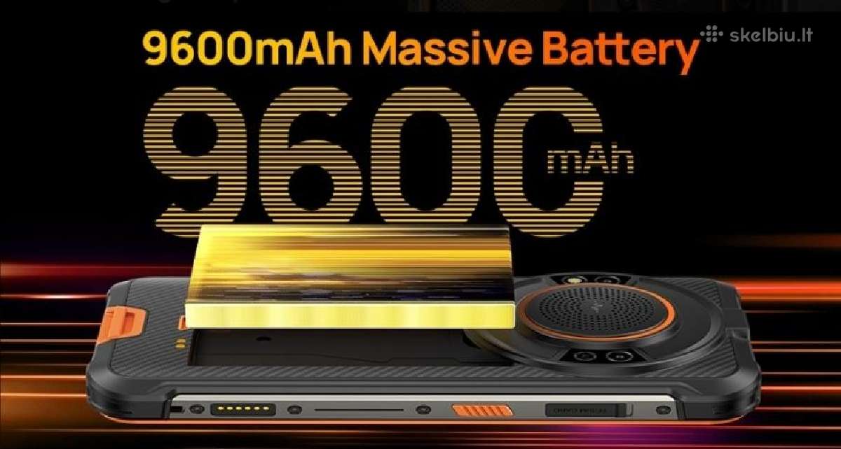 Šarvuotas Ulefone Armor 16 Pro (9600mah, 122db) - nuotraukos Nr. 27
