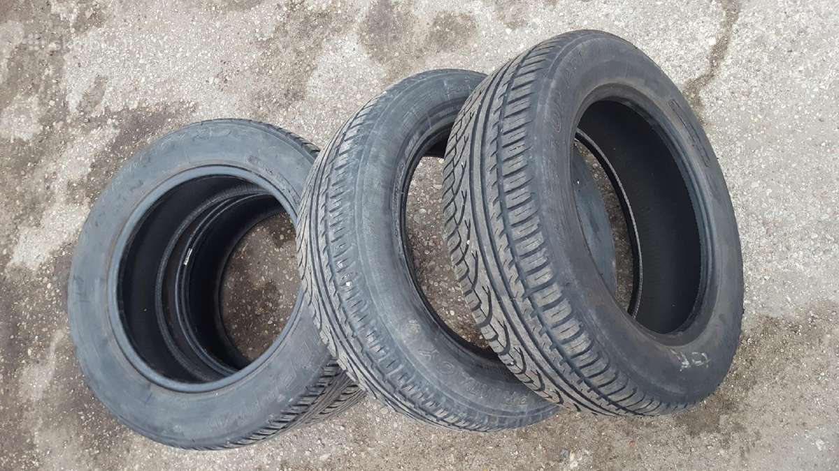 Padangos R17 ir Audi, VW ratlankiai 4 vnt. R16 - nuotraukos Nr. 4