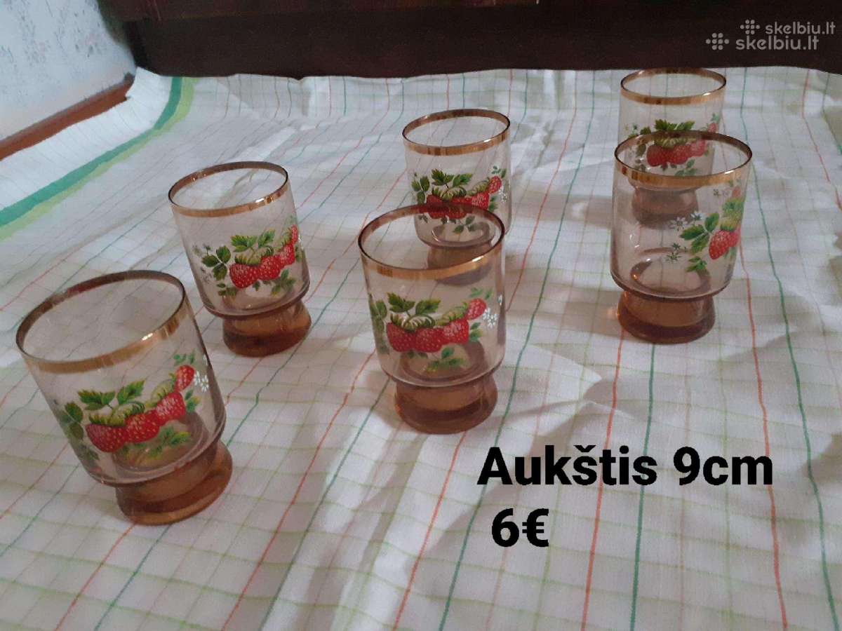 Įvairūs stikliukai - nuotraukos Nr. 8