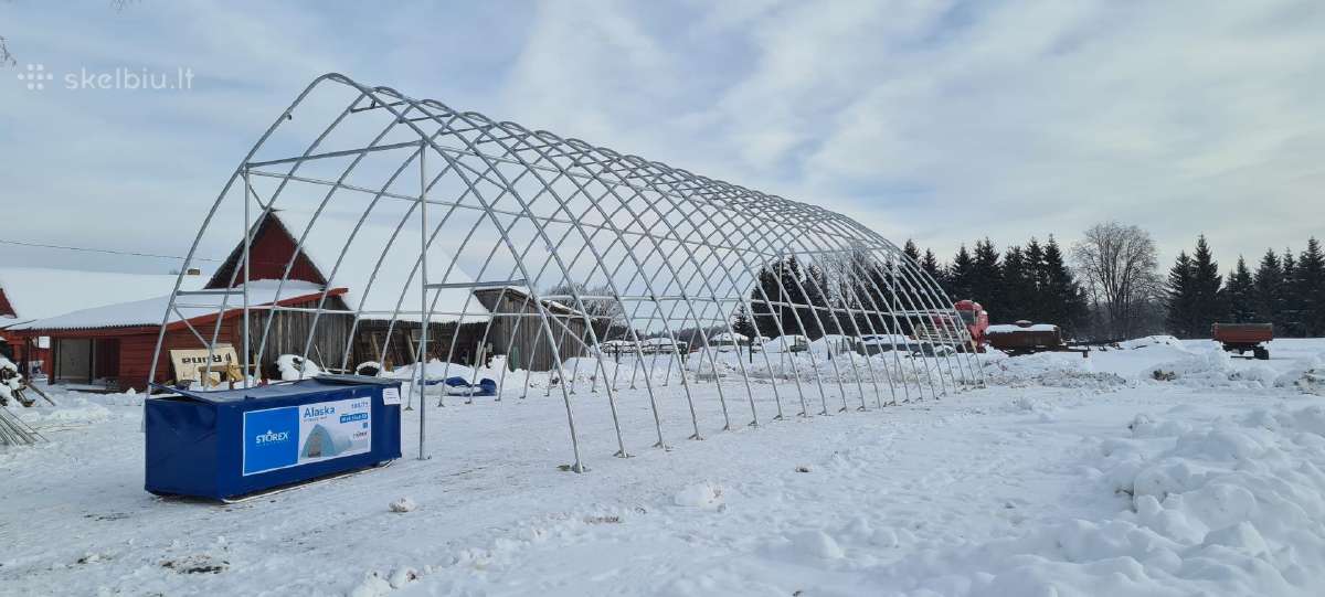 Parduodamas sandėliavimo tentinis angaras Alaska - nuotraukos Nr. 11
