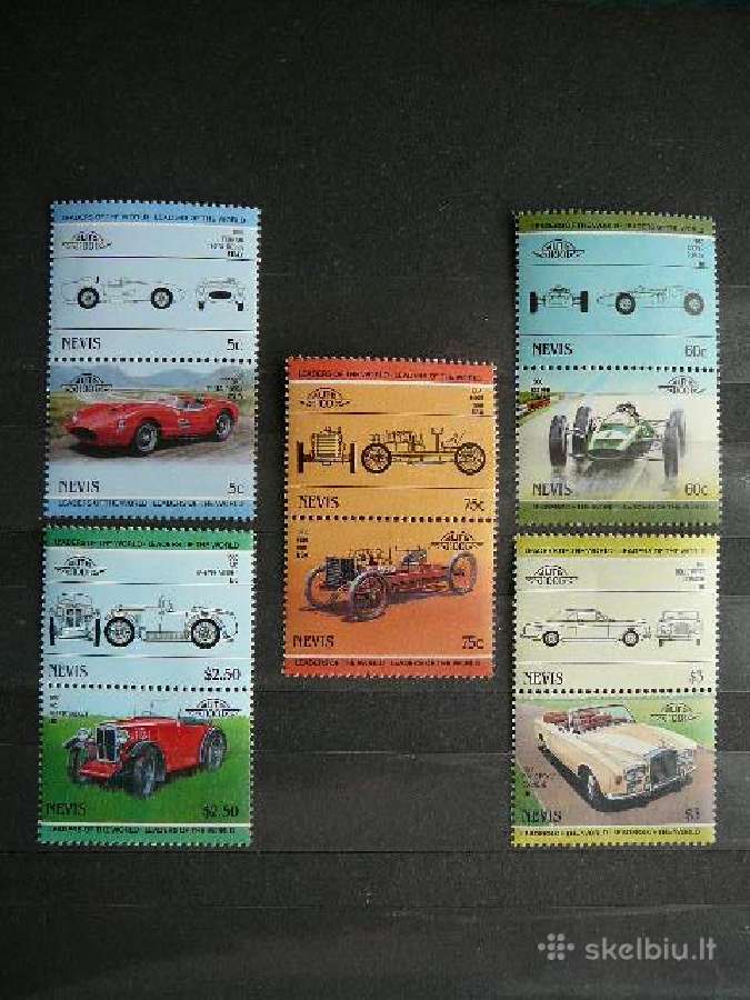 Automobiliai Nevis 1965 Mnh nv314