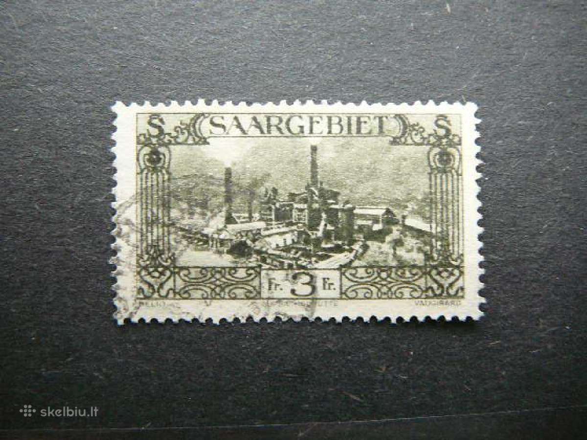 Saargebiet 1927 Standartai Vokietija sg120a